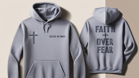 faith over fear hoodie