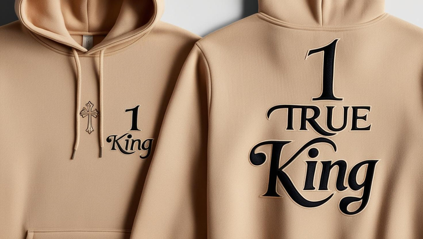 1 true king hoodie